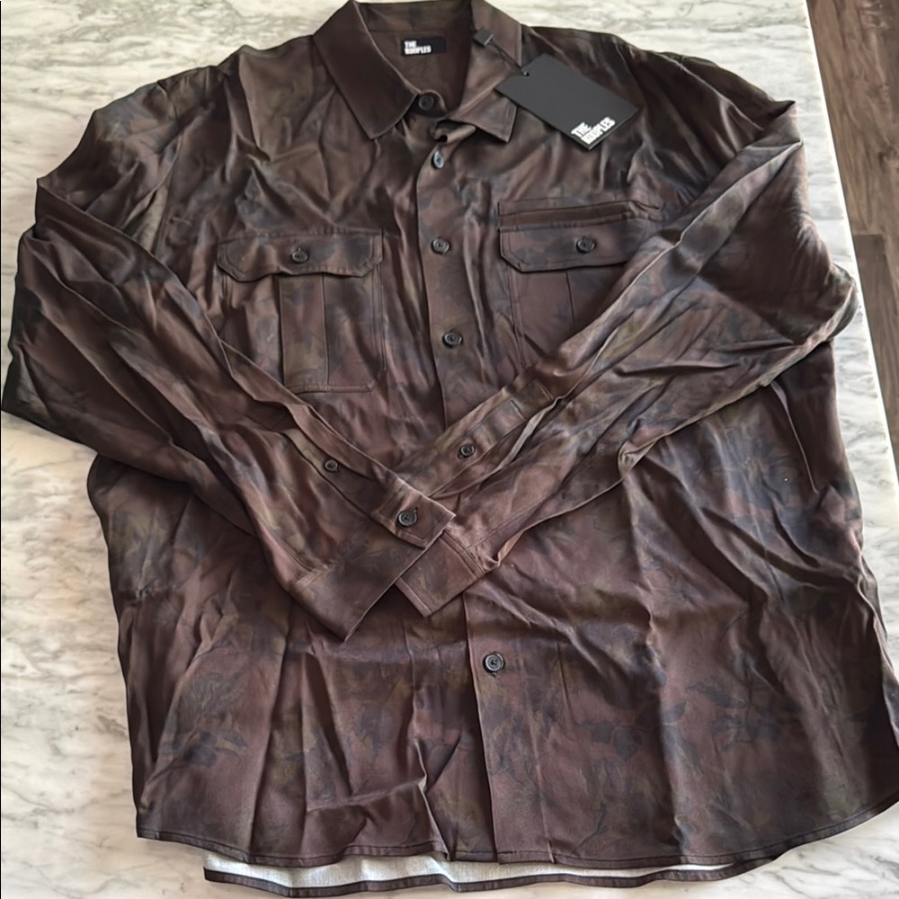The Kooples Floral Button Down Shirt